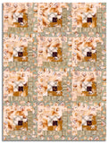 Matt's Riley Blake Pre-Cut 12-Block Log Cabin Quilt Kit - Coffee Time