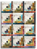 Free Spirit Pre-cut 12 Block Log Cabin Quilt Kit - Abandoned