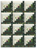 Matt's Andover Pre-Cut 12 Block Log Cabin Quilt Kit - Nordic Summer