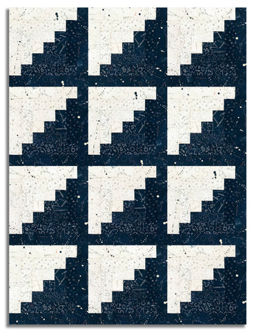 Matt's Moda Pre-cut 12 Block Log Cabin Quilt Kit - Data