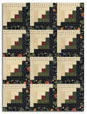 Moda Kansas Troubles Quilters Pre-cut 12 Block Log Cabin Quilt Kit - Quail Run