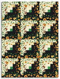Wilmington Pre-Cut 12 Block Log Cabin Quilt Kit - Sunshine Whispers