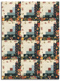 Andover Pre-Cut 12 Block Log Cabin Quilt Kit - Farmer's Daughter