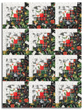 Blank Quilting Pre-Cut 12 Block Log Cabin Quilt Kit - Be Merry & Shine Bright