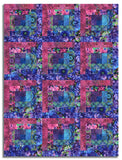 Hoffman Pre-Cut 12 Block Log Cabin Quilt Kit - Bloom!