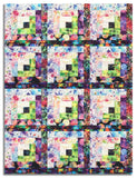 Moda Pre-cut 12 Block Log Cabin Quilt Kit - Gradients Gallery