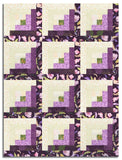 Moda Pre-cut 12 Block Log Cabin Quilt Kit - Floral Fondant