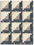Matt's Riley Blake Pre-Cut 12-Block Log Cabin Quilt Kit - Charmed & Treasured