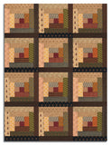 Andover Pre-Cut 12 Block Log Cabin Quilt Kit - Jo Morton