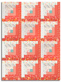 Moda Pre-cut 12 Block Log Cabin Quilt Kit - Delightfully Yours