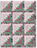 Matt's Blank Quilting Pre-Cut 12 Block Log Cabin Quilt Kit - Lush & Lavish