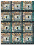 Matt's Free Spirit Pre-cut 12 Block Log Cabin Quilt Kit - One Layer Away