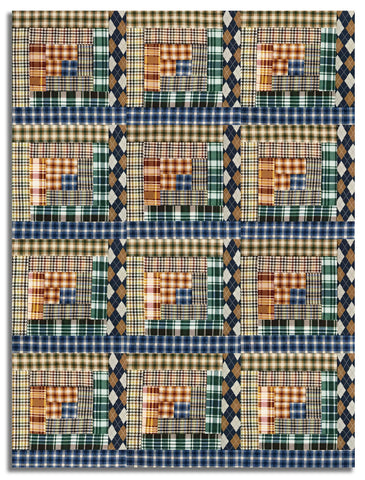 Riley Blake Pre-Cut 12-Block Log Cabin Quilt Kit - Paid-venture Club