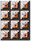 Free Spirit Pre-cut 12 Block Log Cabin Quilt Kit - Moonlit Mischief