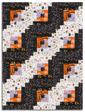 Free Spirit Pre-cut 12 Block Log Cabin Quilt Kit - Moonlit Mischief