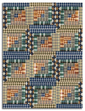 Riley Blake Pre-Cut 12-Block Log Cabin Quilt Kit - Paid-venture Club