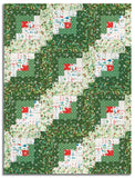 Clothworks Pre-cut 12 Block Log Cabin Quilt Kit - Santa Paws