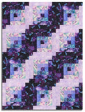 Timeless Treasures Pre-Cut 12 Block Log Cabin Quilt Kit - Dragonfly Mist