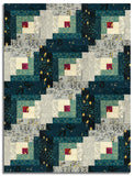 Moda Pre-cut 12 Block Log Cabin Quilt Kit - Fireglow