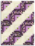 Moda Pre-cut 12 Block Log Cabin Quilt Kit - Floral Fondant
