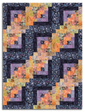 Free Spirit Pre-cut 12 Block Log Cabin Quilt Kit - After The Rain