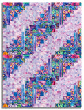 Timeless Treasures Pre-Cut 12 Block Log Cabin Quilt Kit - On The Brightside