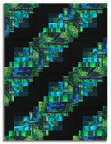 Matt's Northcott Pre-Cut 12 Block Log Cabin Quilt Kit - Bells Of Ireland