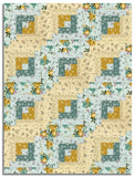 Matt's Riley Blake Pre-Cut 12-Block Log Cabin Quilt Kit - Renew