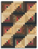 Andover Pre-Cut 12 Block Log Cabin Quilt Kit - Bridgeport