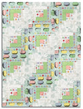 Matt's Riley Blake Pre-Cut 12-Block Log Cabin Quilt Kit - Egg Hunt