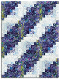 Hoffman Bali Batiks Pre-Cut 12 Block Log Cabin Quilt Kit - Dandelions At Dusk