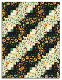 Wilmington Pre-Cut 12 Block Log Cabin Quilt Kit - Sunshine Whispers
