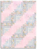 Matt's Riley Blake Pre-Cut 12-Block Log Cabin Quilt Kit - Little Posies