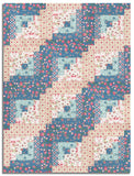 Poppie Cotton Pre-Cut 12 Block Log Cabin Quilt Kit - Stolen Moments