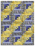 Matt's Clothworks Pre-Cut 12 Block Log Cabin Quilt Kit - Sunflower Song