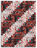 Henry Glass & Co. Pre-Cut 12 Block Log Cabin Quilt Kit - Scarlet's Treasure
