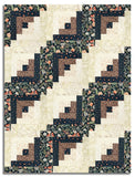Moda Pre-cut 12 Block Log Cabin Quilt Kit - Sunlit Ruins
