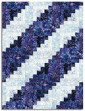 Matt's Hoffman Bali Batiks Pre-Cut 12 Block Log Cabin Quilt Kit - Celestial