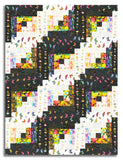 Andover Pre-Cut 12 Block Log Cabin Quilt Kit - Color Wheel