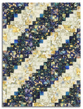 Matt's Timeless Treasures Pre-Cut 12 Block Log Cabin Quilt Kit - Lumiere