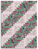 Matt's Blank Quilting Pre-Cut 12 Block Log Cabin Quilt Kit - Lush & Lavish