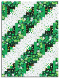 Northcott Pre-Cut 12 Block Log Cabin Quilt Kit - Paddy's Parade