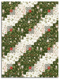Matt's Riley Blake Pre-Cut 12-Block Log Cabin Quilt Kit - Holiday Spirit