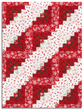 Henry Glass & Co. Pre-Cut 12 Block Log Cabin Quilt Kit - Tailgate Traditions