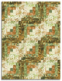 Matt's Northcott Pre-Cut 12 Block Log Cabin Quilt Kit - Stonehenge Organics