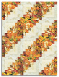 Timeless Treasures Pre-Cut 12 Block Log Cabin Quilt Kit - Give Thanks
