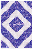 Moda Pre-cut 12 Block Log Cabin Quilt Kit - Delphinium