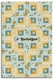 Matt's Riley Blake Pre-Cut 12-Block Log Cabin Quilt Kit - Renew
