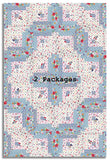 Matt's Riley Blake Pre-Cut 12-Block Log Cabin Quilt Kit - CK Signature Collection