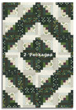 Matt's Andover Pre-Cut 12 Block Log Cabin Quilt Kit - Nordic Summer